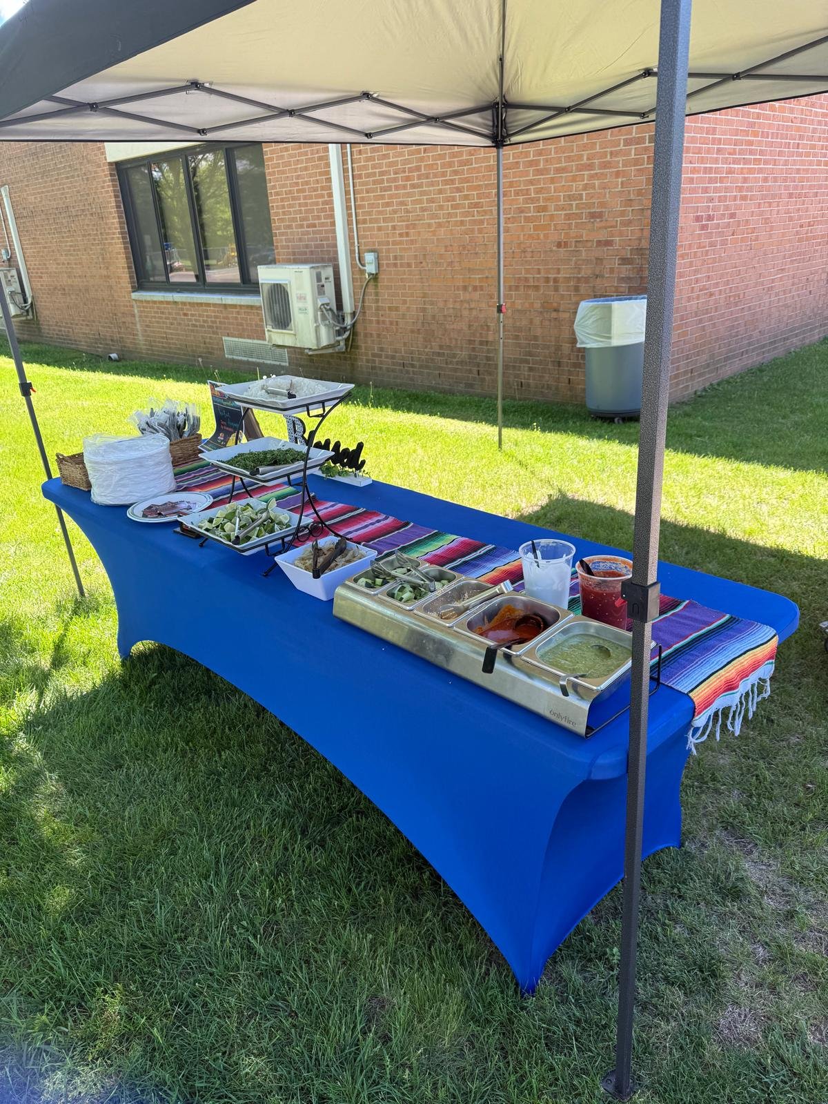 taco catering in Mount Holly, NJ - Table toppings